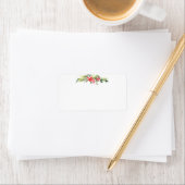 Vrolijke Mistletoe | Blanco kerst Etiket (Insitu)