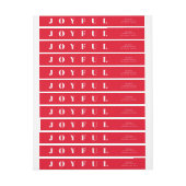 Vrolijke moderne vakantie wrap rond (Vel)