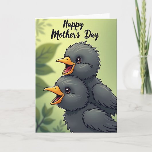 Vrolijke Moederdag Afbeelding Kaart (Voorkant)