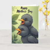 Vrolijke Moederdag Afbeelding Kaart (Gele Bloem)