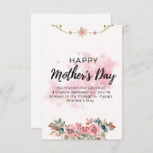 vrolijke moederdag bedankkaart (Voorkant / Achterkant)