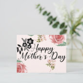 vrolijke moederdag briefkaart (Staand voorkant)