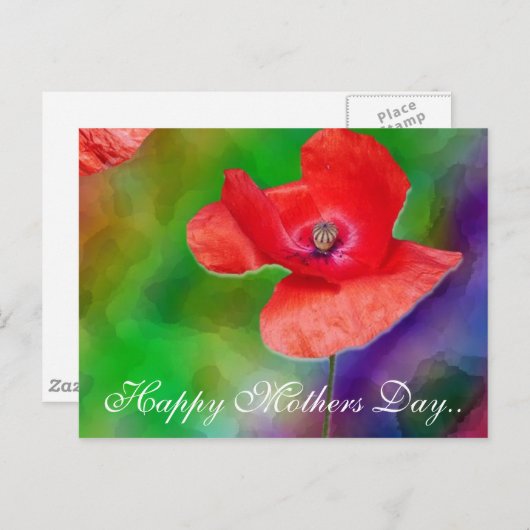 Vrolijke Moederdag... Briefkaart (Voorkant / Achterkant)