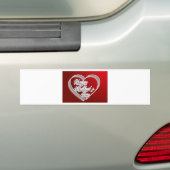 vrolijke Moederdag Bumpersticker (Op auto)