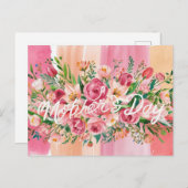 Vrolijke moederdag! feestdagenkaart (Voorkant / Achterkant)