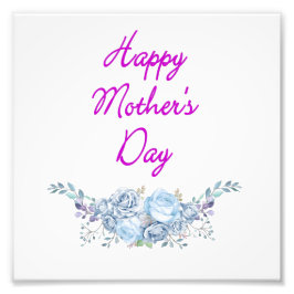 vrolijke moederdag foto afdruk