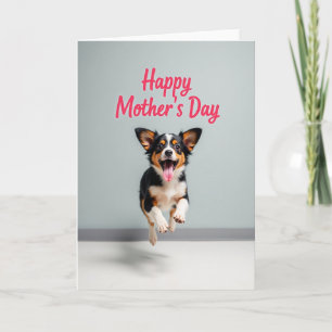 Vrolijke Moederdag Hond Kaart