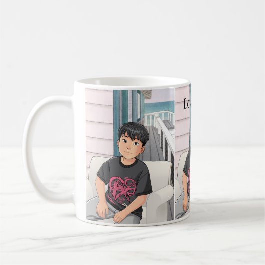 Vrolijke moederdag. koffiemok (Links)