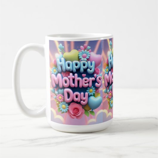 vrolijke moederdag koffiemok (Links)