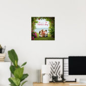 vrolijke Moederdag Poster (Thuiskantoor)