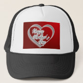 vrolijke Moederdag Trucker Pet (Voorkant)