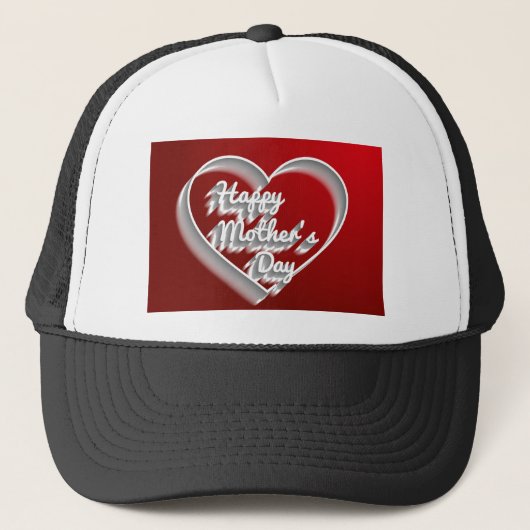 vrolijke Moederdag Trucker Pet (Voorkant)