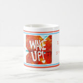 Vrolijke Moederdag word wakker, ik hou van je! Tek Koffiemok (Center)