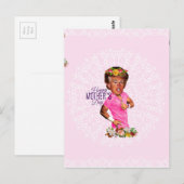 vrolijke moeders dag briefkaart (Voorkant / Achterkant)