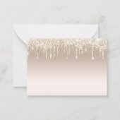 vrolijke moeders dag gouddruppels notitiekaartje