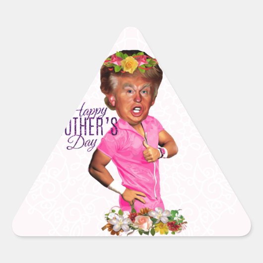 vrolijke moeders dag sticker (Voorkant)