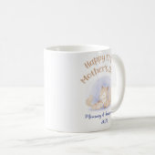 Vrolijke mok van de de dagdouane van de eerste moe (Voorkant rechts)