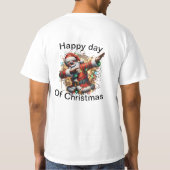 Vrolijke momenten: de magie van Kerstmis vieren T-shirt (Achterkant)