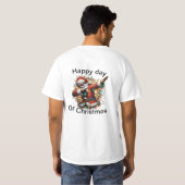Vrolijke momenten: de magie van Kerstmis vieren T-shirt (Achterkant volledig)