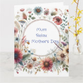Vrolijke momenten Gelukkige Moederdag Kaart (Gele Bloem)