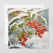 Vrolijke Momenten van Rust Feestdagenkaart (Voorkant / Achterkant)