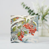 Vrolijke Momenten van Rust Feestdagenkaart (Staand voorkant)