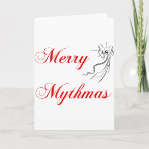 Vrolijke Mythmas Feestdagen Kaart