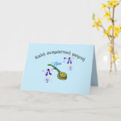 Vrolijke naamdag: Grecian Evzon is met Bouzouki Kaart (Gele Bloem)