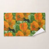 Vrolijke Nasturtium Bloesems Bad Handdoek (Handdoek)
