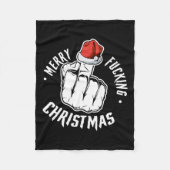 Vrolijke Newnameing Christmas Ongepaste Mannen Adu Fleece Deken (Voorkant)