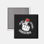 Vrolijke Newnameing Christmas Ongepaste Mannen Adu Magneet (Voorkant / Achterkant)