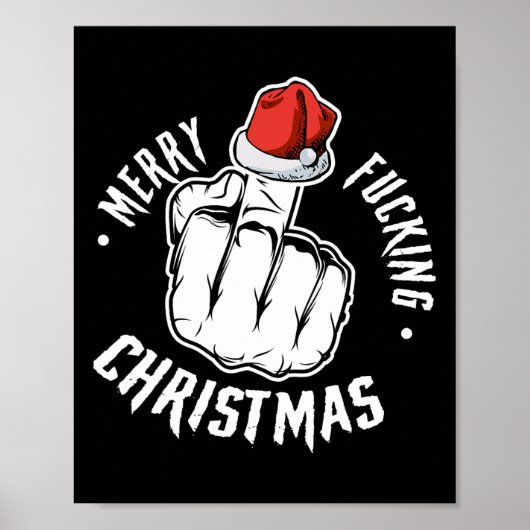 Vrolijke Newnameing Christmas Ongepaste Mannen Adu Poster (Voorkant)