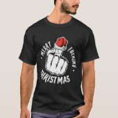 Vrolijke Newnameing Christmas Ongepaste Mannen Adu T-shirt (Voorkant)