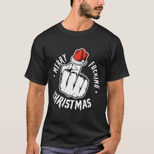 Vrolijke Newnameing Christmas Ongepaste Mannen Adu T-shirt (Voorkant)