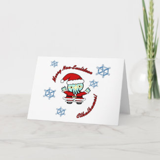 Vrolijke niet Euclidische Cthulhumas Feestdagen Kaart