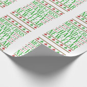 vrolijke nieuwe angst cadeaupapier (Hoek)