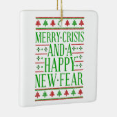 vrolijke nieuwe angst keramisch ornament (Rechts)