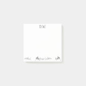 Vrolijke Ocean Sharks Art Post-it® Notes (Voorkant)