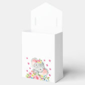 Vrolijke Olifant Baby shower Favor Box Bedankdoosjes (Geopend)