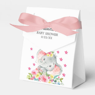 Vrolijke Olifant Baby shower Favor Box Bedankdoosjes