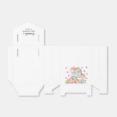 Vrolijke Olifant Baby shower Favor Box Bedankdoosjes (Uitgevouwen)