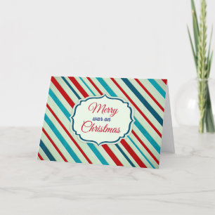 Vrolijke Oorlog op Kerstmis Feestdagen Kaart