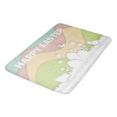 Vrolijke oosterkuikens en ei-pastelkleuren badmat (Gekanteld)