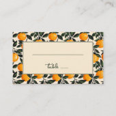 Vrolijke Oranje Botanisch Plaatskaartje (Voorkant)