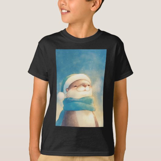 Vrolijke Otter T-shirt (Voorkant)