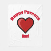 Vrolijke Ouderdag! Fleece Deken (Voorkant)