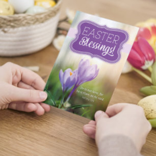Vrolijke paasbruggen met gelingen en Bijbelverse v Kaart
