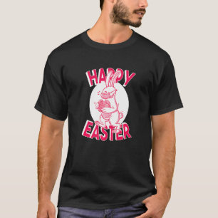 Vrolijke paasbundel met paaseieren t-shirt