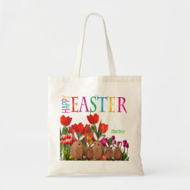 Vrolijke paasbundels met Tulips Tote Bag