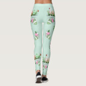 Vrolijke paasdag - grappige Bunny en paashaas Leggings (Achterkant)